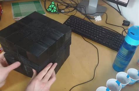 Attempt to build world's biggest Rubik's cube ends catastrophically