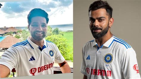 IND vs WI: Rohit Sharma, Virat Kohli, Others Don India's New Test Jersey With Dream11 Logo