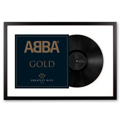 Framed ABBA Gold Double Vinyl Album Art - Australian Warehouses