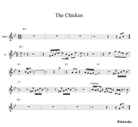 【The Chicken 超解説/譜例有】セッション定番曲の紹介・解説 | Howジャム