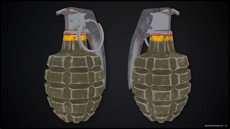 Fragmentation Grenade 3D - TurboSquid 2050861