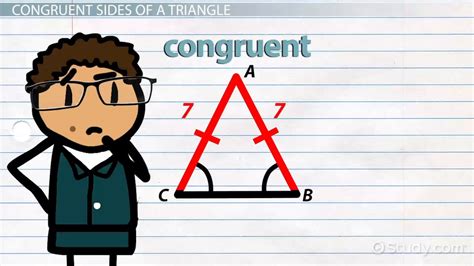 Congruent Sides of a Triangle | Definition & Examples - Lesson | Study.com