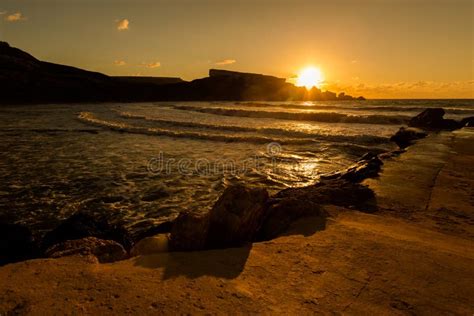 Ghajn Tuffieha Bay on Malta Stock Image - Image of maltese, coast: 107400713