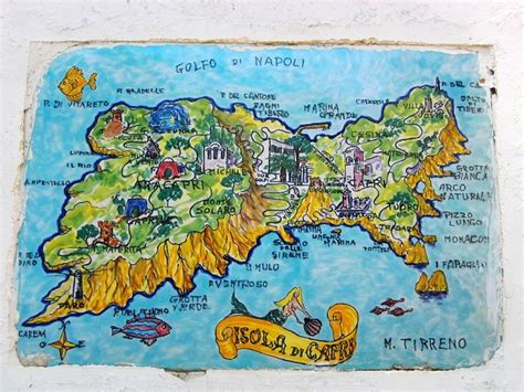 map of Capri | Isle of capri, Isle of capri italy, Italy honeymoon