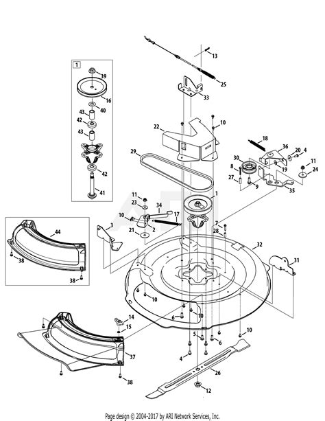 Troy-bilt Lawn Mower Parts Diagram