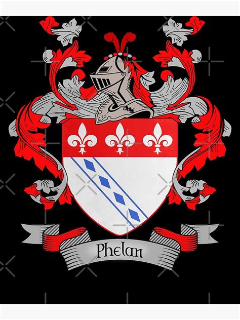 "Phelan Coat of Arms | Phelan Family Crest" Poster for Sale by chuppys ...