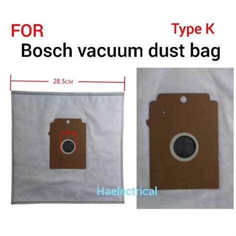 Bosch Vacuum Cleaner Dust Bag (5pcs) TYPE K for selected model | Shopee Malaysia