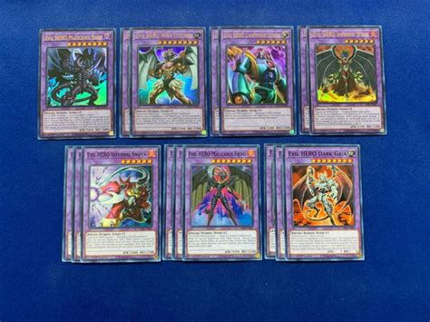 Yugioh karte Jaden- Evil Hero deck 2