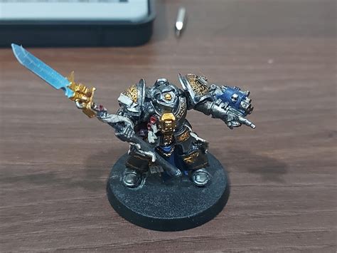 My first time painting. CC please. : r/Grey_Knights