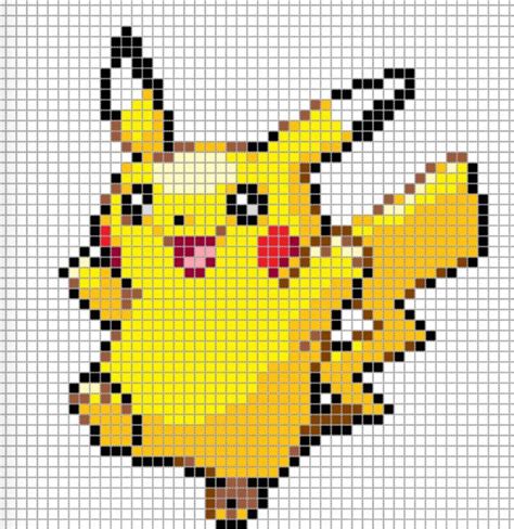 A pikachu grid | Pixel art pokemon, Pixel art grid, Pikachu pixel art