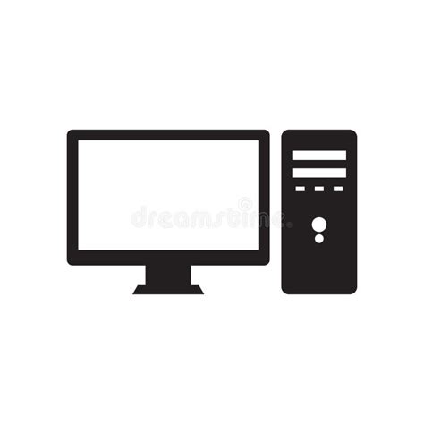 Computer Logo , Pc Logo Vector Stock Vector - Illustration of tech, business: 142583244