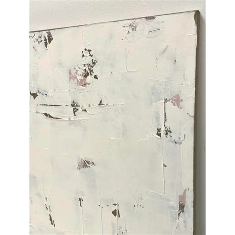 Sarah Brooke Original Abstract Minimalist Oil Painting on Canvas | Chairish