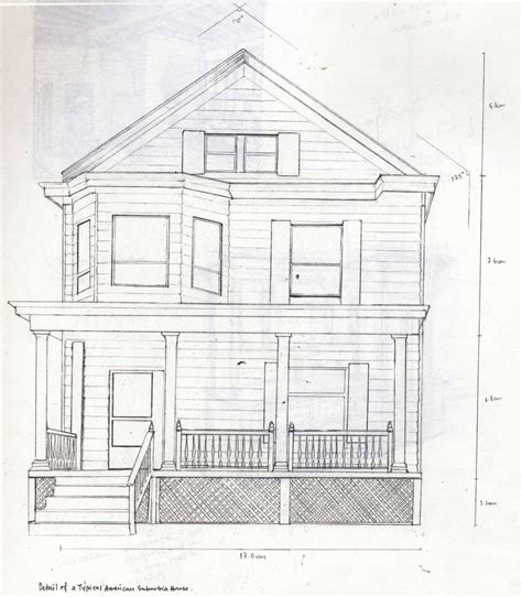 Pencil Drawings Of Houses Chinese House Drawing Step Step Clipartsco | Building drawing, House ...