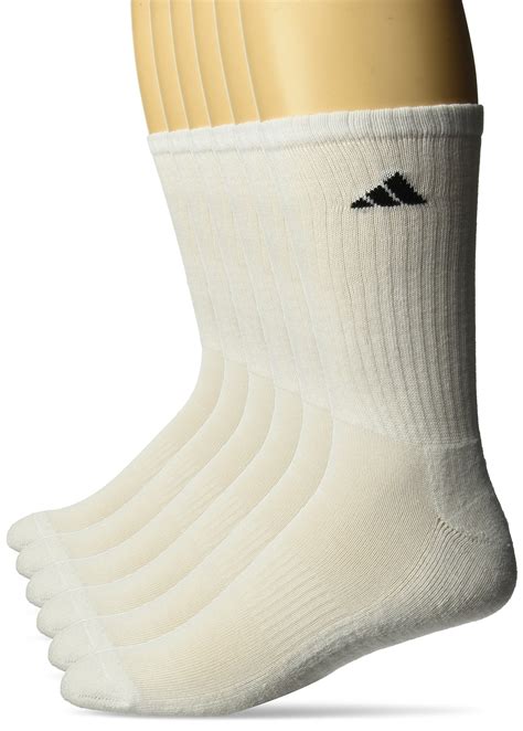 adidas Men's Athletic Cushioned Crew Socks (6-Pair) - BSA Soar