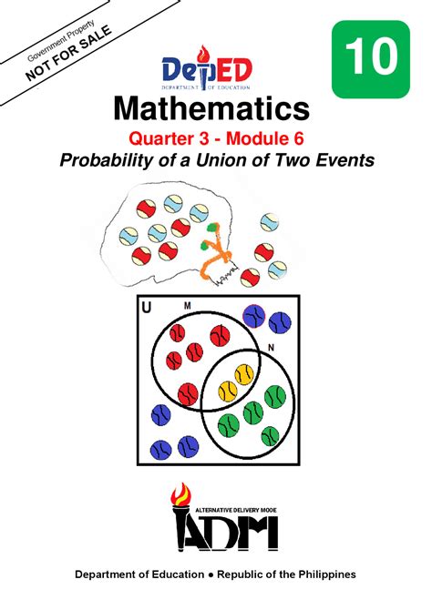 Probability of a Union - Docsity