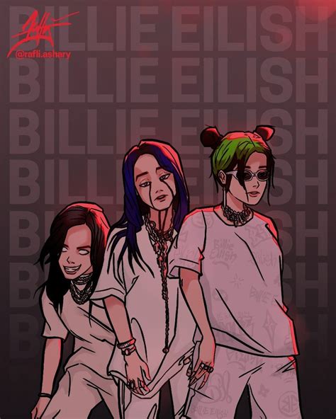 BILLIE EILISH Fan art, RAFLI ASHARY on ArtStation at https://www ...