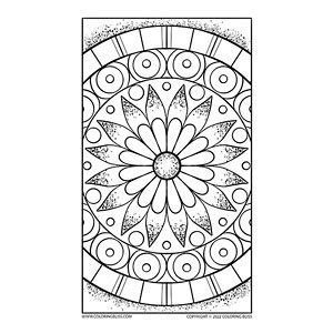 Free Flower Mandala | Coloring Bliss