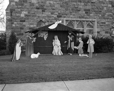 Bethlehem Church Nativity Scene, December 1959 | Ann Arbor District Library