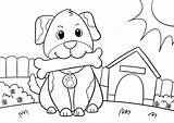 Dogs Colorful Day Coloring Sheet Sketch Page sketch template