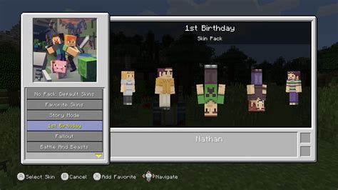 A look at Minecraft: Wii U Edition's new 1st Birthday Skin Pack - Nintendo Everything