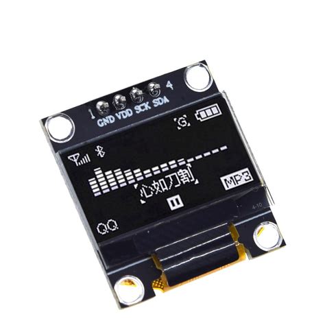 0.96 inch oled 4 pin IIC Serial White OLED Display Module 128X64 I2C SSD1306 12864 LCD Screen ...