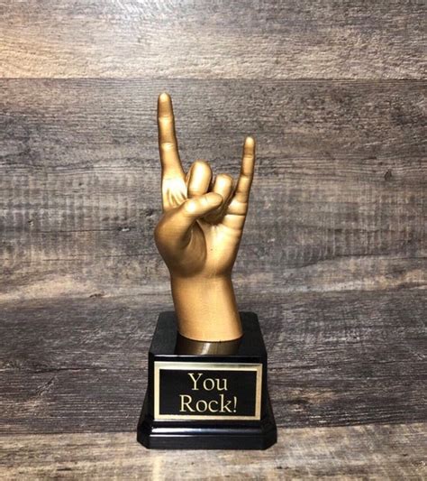 YOU ROCK Employee Recognition Award Corporate Achievement - Etsy UK