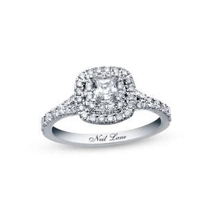 Neil Lane Bridal® Collection 1 CT. T.W. Princess-Cut Diamond Frame ...