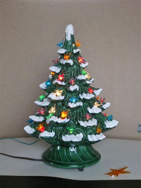 20+ Beautiful Ceramic Light Up Christmas Tree Ideas - SWEETYHOMEE