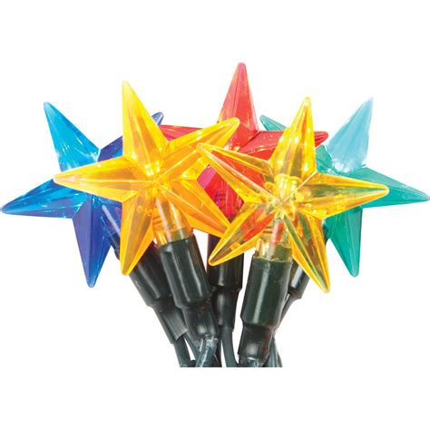 LED Multi-Color Star Party String Lights - LED String Light Strands