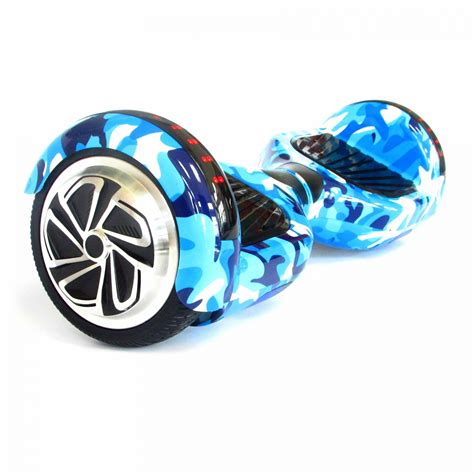 Blue Camo | New X6 Bluetooth Hoverboard - Official ®Hoverboards.com