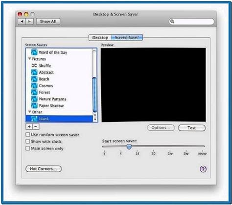 Blank Screensaver Mac OS X Lion - Download-Screensavers.biz