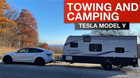 Tesla Model Y: Towing A Travel Trailer With This Electric Crossover SUV ...