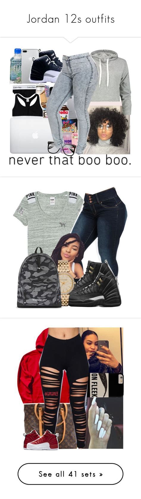 Jordan 12s outfits by nasza100 liked on Polyvore featuring Boohoo, RetrÃ², MICHAEL Michael Kors ...