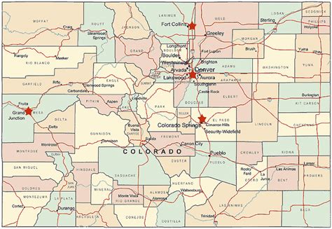 cool Map of Aurora Colorado | Colorado map, Colorado city, County map