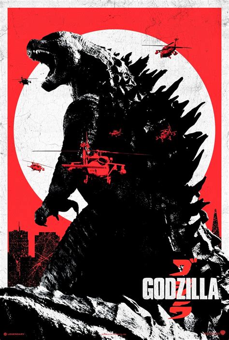 The Geeky Nerfherder: Movie Poster Art: 'Godzilla' (2014)