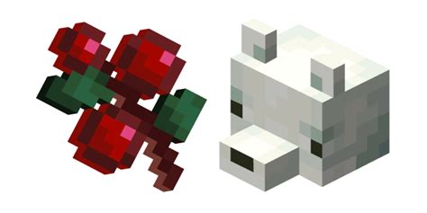 Minecraft Sweet Berries and Snow Fox | Minecraft, Berries, Snow