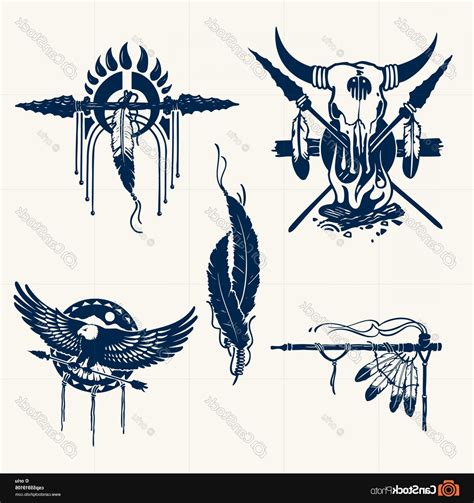 Native American Arrow Drawing at PaintingValley.com | Explore collection of Native American ...