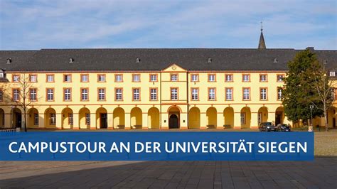 Campus-Tour an der Universität Siegen - YouTube