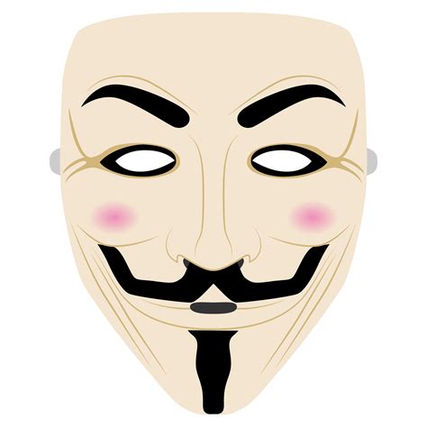 Guy Fawkes Mask Template | Free Printable Papercraft Templates