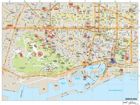 Barcelona City Map - City Map Of Barcelona Printable - Printable Maps