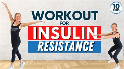 Workout for Insulin Resistance. Follow along (10 Minutes) - Caroline Jordan