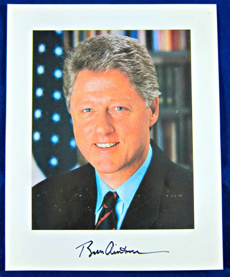 bill-clinton-signed-photo - Memorabilia Center