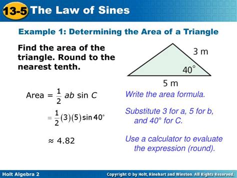 PPT - Use trig. to find the area of triangles. PowerPoint Presentation ...