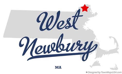 Map of West Newbury, MA, Massachusetts