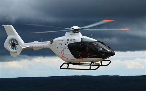 Download wallpapers Eurocopter EC135 T2, 4k, civil aviation, flight ...