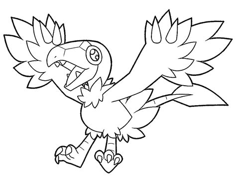 Archen Coloring Pages - Free Pokemon Coloring Pages Printables