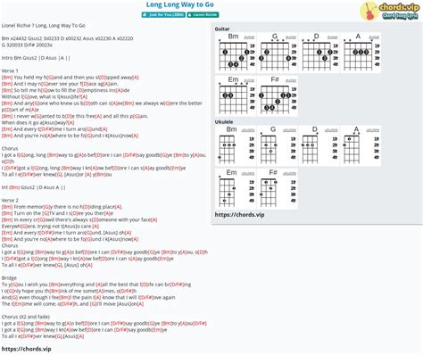 Chord: Long Long Way to Go - tab, song lyric, sheet, guitar, ukulele ...