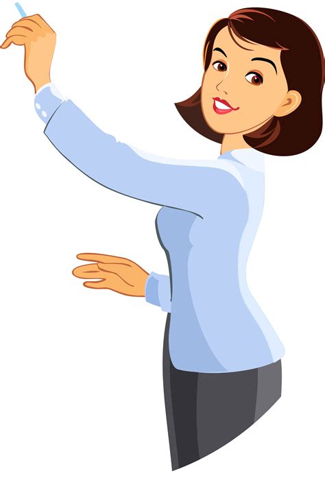 Professional Teacher and Businesswoman Presentation PNG Cutout | PNG All