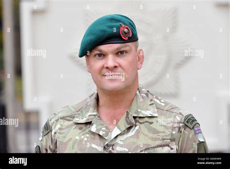 Commanding officer of 42 commando at wellington barracks hi-res stock photography and images - Alamy