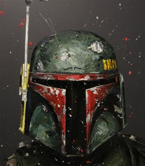 Paul Oz https://www.facebook.com/paulozartist | Star wars painting, Boba fett painting, Star ...